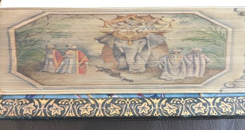 Page edges with a painting