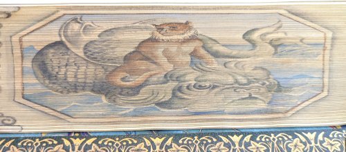 Page edges with a painting